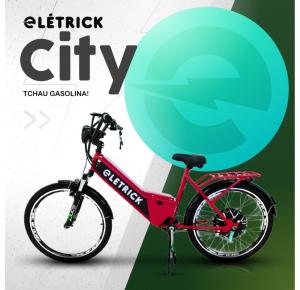 BICICLETA CITY 800W VERMELHA            