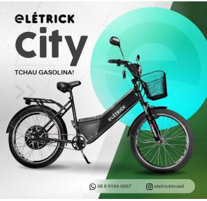 BICICLETA CITY 800W PRETA                     