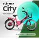 BICICLETA CITY 800W PRETA                     