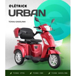 TRICICLO URBAN 1.000W VERMELHO 